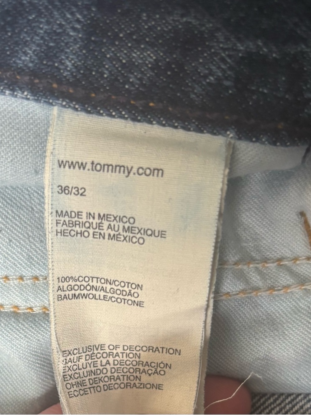 Classic Tommy Hilfiger Blue Men’s Jeans - Calvin Kline - Picture 7 of 8